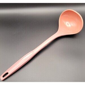 Vintage Foley Soup Ladle Utensil Pink Plastic Nylon USA